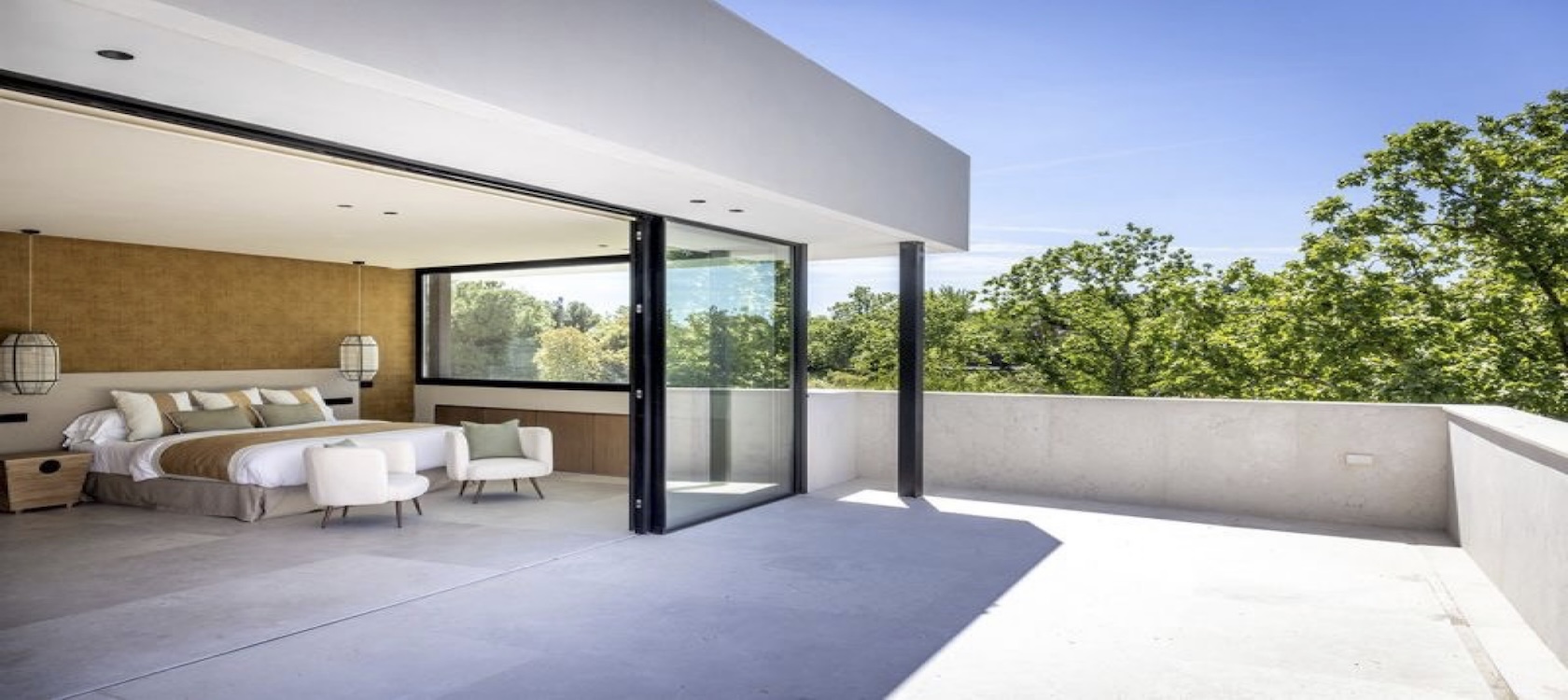 Casa unifamiliar contemporánea en una parcela de Somosaguas, Madrid